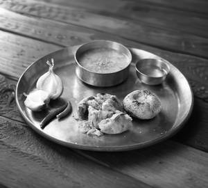 Classic dal bati thali