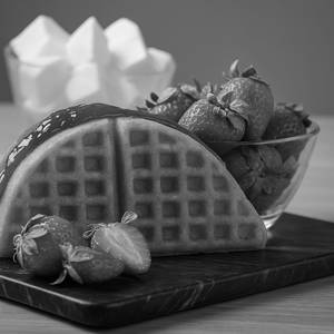 Strawberry waffle