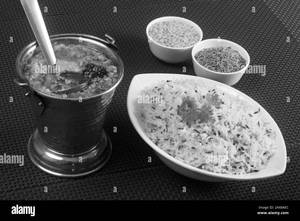 Jeera Rice Red Dal Fry