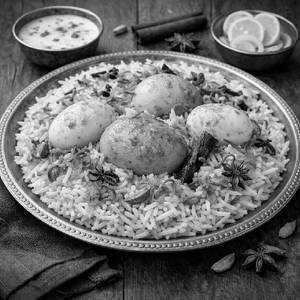 Kolkata Egg Biryani