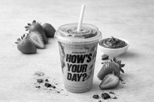 Chocolate Strawberry Protein Smoothie