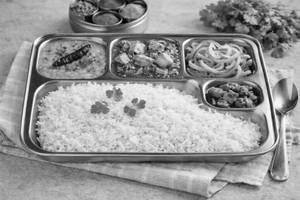 Dal Paneer Curry Signature Rice Thali