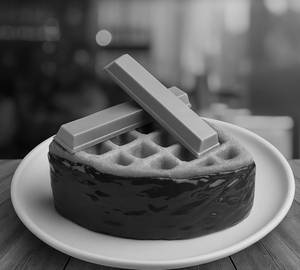 Kitkat white chocolate waffle