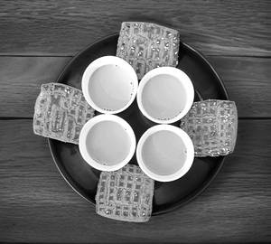 Ginger Milk Tea with Biscuit