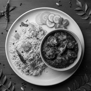 Mutton Kosha With Choice Of Rice