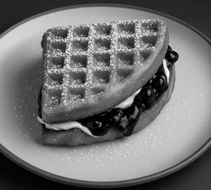 Blueberry waffle
