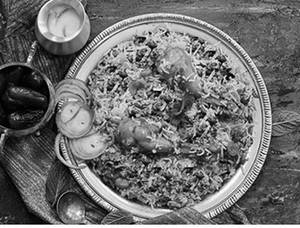 Dawat-e-murg Rara Biryani