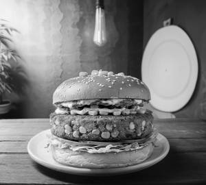 Paneer & Sweet Corn Burger