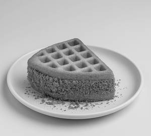 Biscoff cream waffle