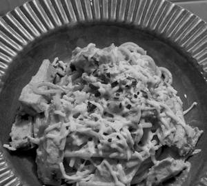 White sauce pasta(chicken)