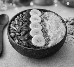 Choco Banana Oatmeal Bowl