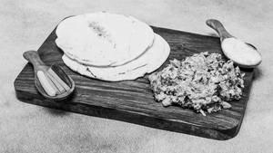 Arabian Chicken Shawarma On Plate