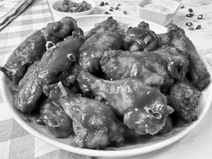 Bbq Sausage Chicken Wings (5 Nos)