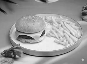 Chicken Cheese Burger   