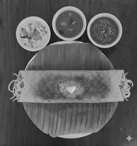 Butter Podi Onion Masala Dosa Roast