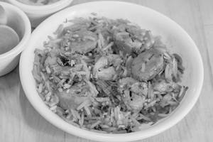 Veg Chaap Masala Biryani