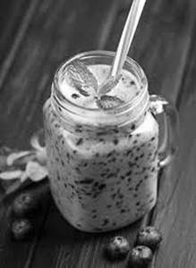 Blackcurrent Lassi