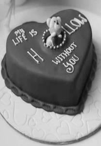 My Life Is Hollow Without You Bento Cake (600gm)