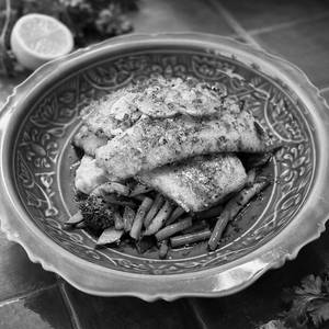 Roasted Lemon Sole Fish