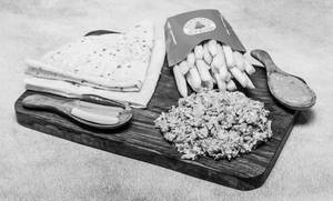 Rumali Mexican Chicken Shawarma Plate With Fries