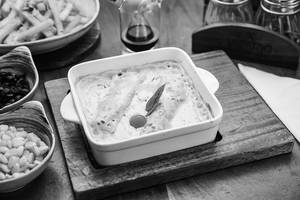 Baked Asparagus & Nut Cheese Crepes