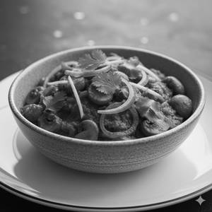 Mushroom Do Pyaaza [Serves 2]