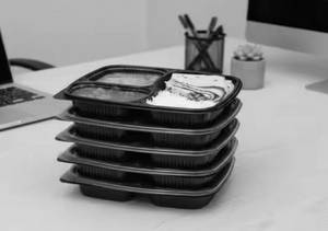 5 Small Thalis Pack (per Thali - Veg, Dal Fry, Steam Rice, 2 Tawa Rotis)