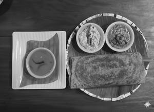 Ghee Podi Masala Dosa