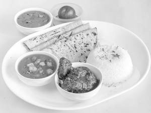 Chicken thali