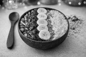Choco Banana Oatmeal Bowl