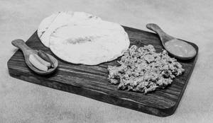 Tandoori Chicken Shawarma On Plate