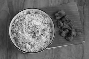 Egg Fried Rice With Gobi 65