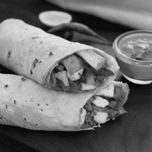 Afgani Paneer Tikka Roll
