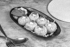 Steam Momos Melange