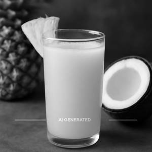 Coconut pine apple juice