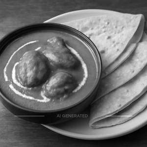 Quarter Kadhai Chicken With 2 Butter Roti