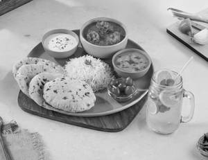 Any Chicken FEAST Thali + Drink