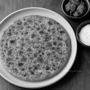 2 Matar Paratha