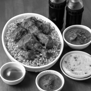 Roti With Mutton Curry