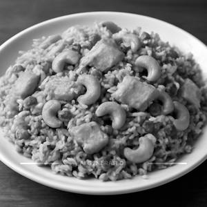 Chicken cashewnut fried rice