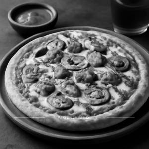 Tandoori Mushroom Pizza