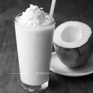 Coconut kove & ice cream shake
