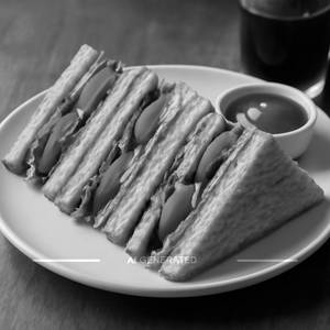Veg Club Sandwich [4 Pieces]