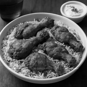Chicken fry biryani single 
