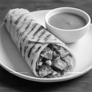 Paneer grilled shawarma