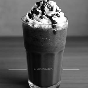 Chocolate frappe coffee