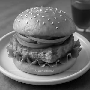 Spicy paneer burger