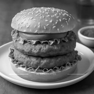 Double Aloo Tikki Burger