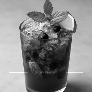 Blackcurrant mojito