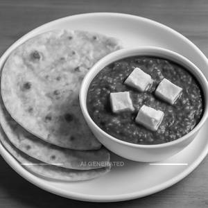 3 Phulka With Palak Paneer
